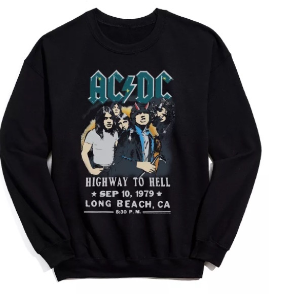 Tops - SALE! Rare AC/DC sweatshirt
